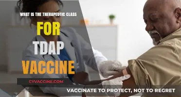 Understanding Tdap Vaccine: Its Therapeutic Class and Medical Benefits Explained