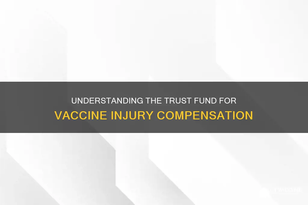 what is the trust fund that pays for vaccine injury