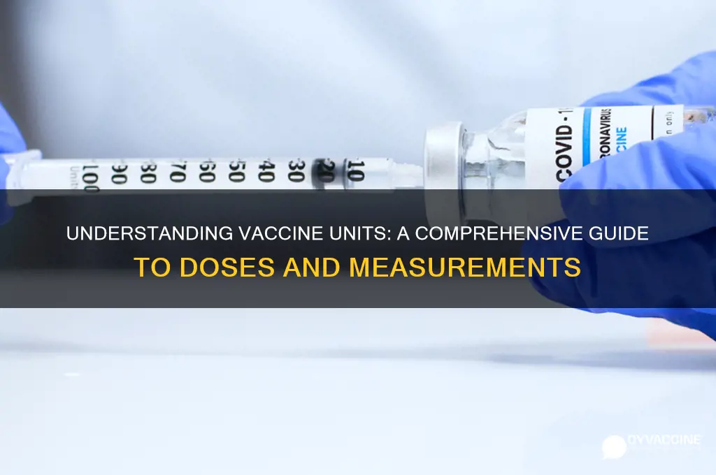 what is the unit of a vaccine nyt