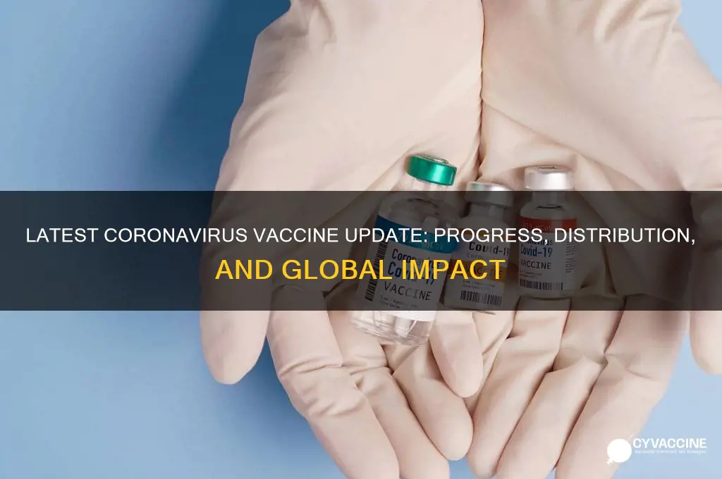 what is the update on the coronavirus vaccine