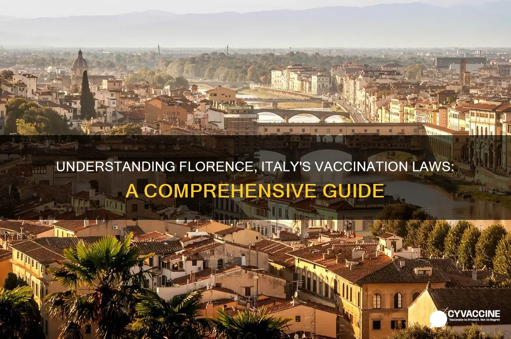 what is the vaccination law for florance italy