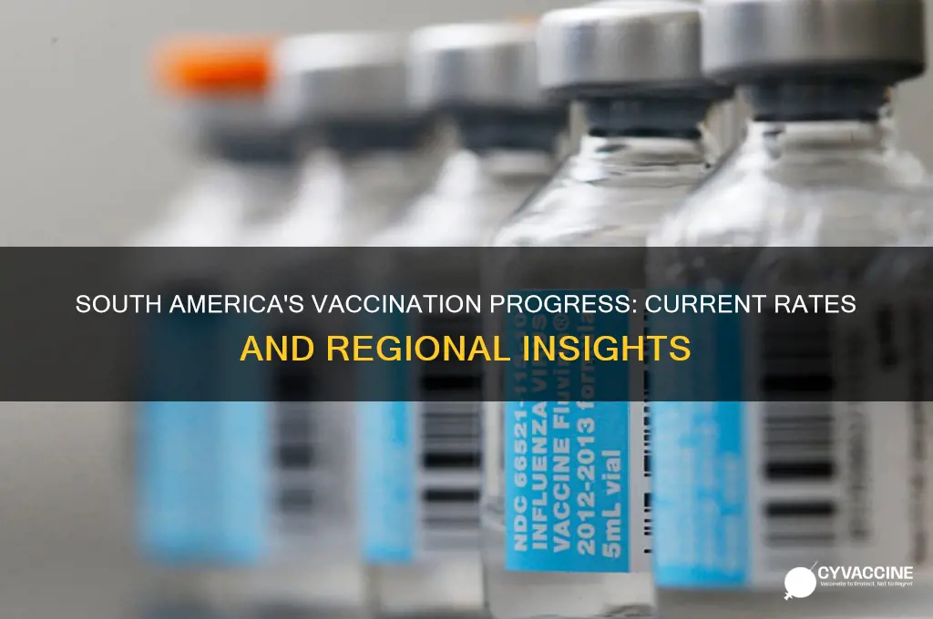 what is the vaccination rate in south america