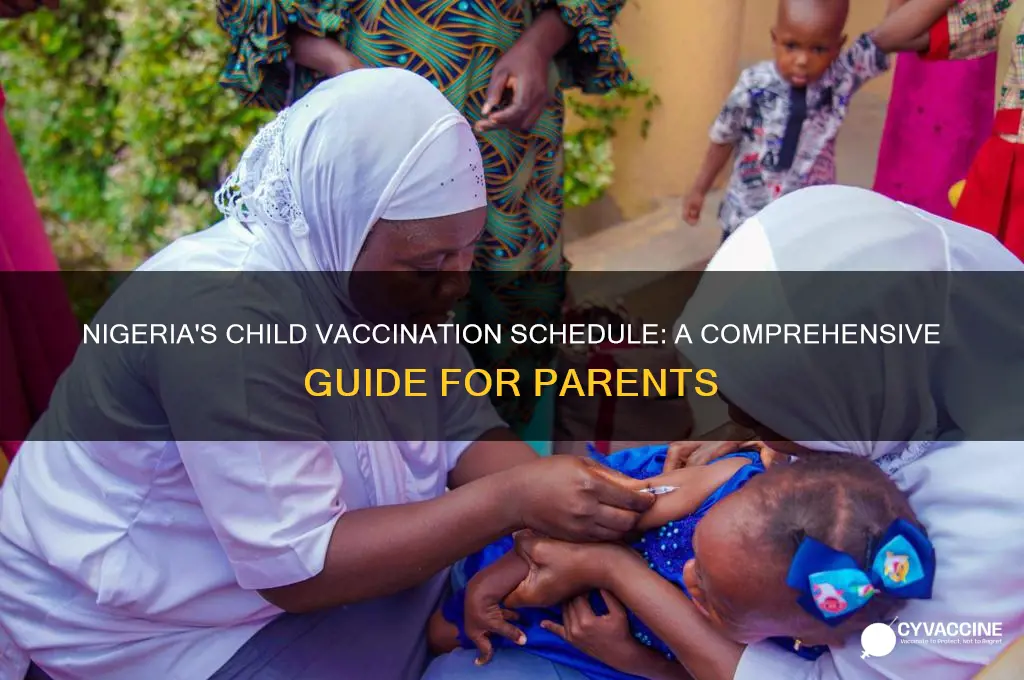 what is the vaccination schedule for children in nigeria