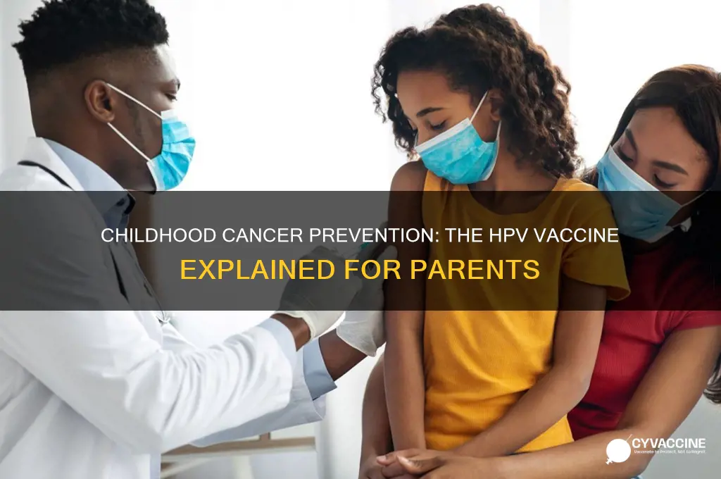 what is the vaccine called for children to prevent cancer