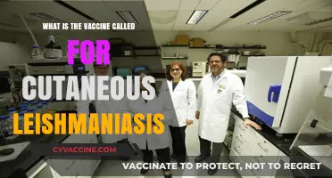 Understanding the Vaccine for Cutaneous Leishmaniasis: Name and Development
