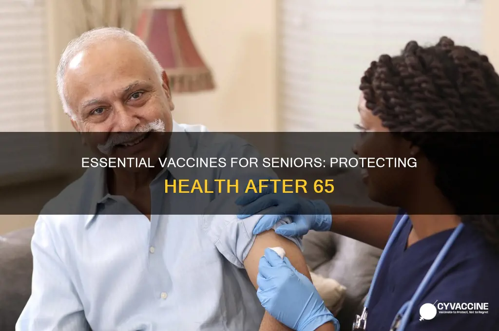 what is the vaccine for peope 65 and older