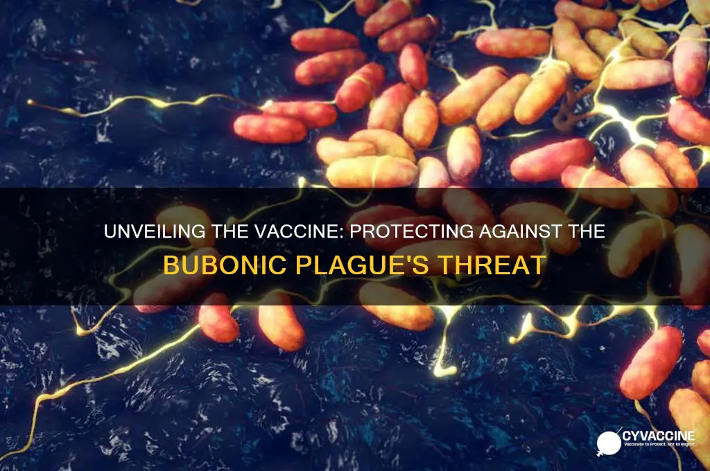 what is the vaccine for the bubonic plague called