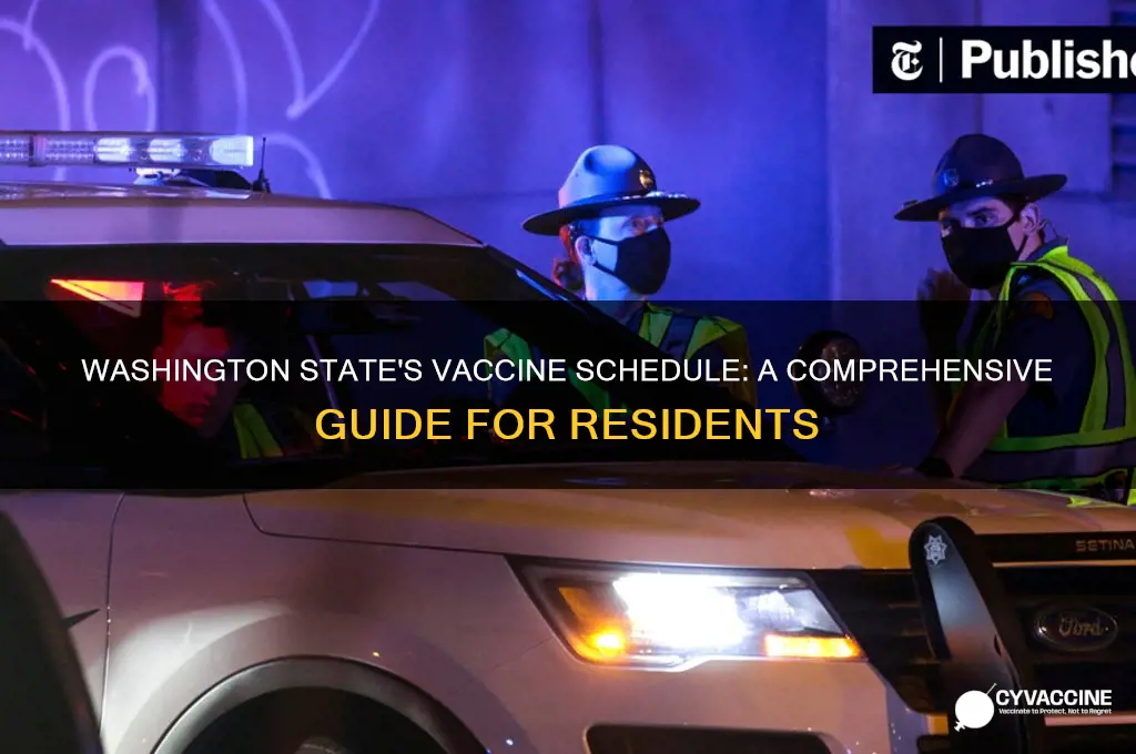 what is the vaccine schedule for washington state
