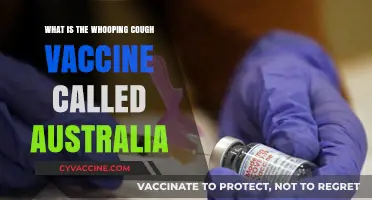 Understanding Australia's Whooping Cough Vaccine: What is it Called?