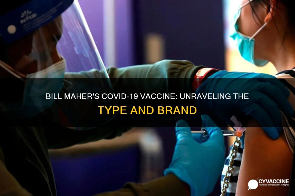 what kind of vaccine did bill maher have