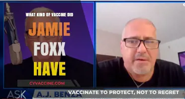 Jamie Foxx's Vaccine Type: Unraveling the Mystery and Facts