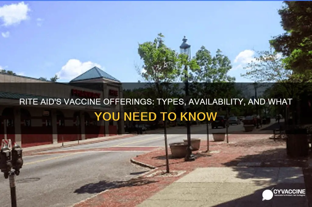 what kind of vaccine does rite aid have