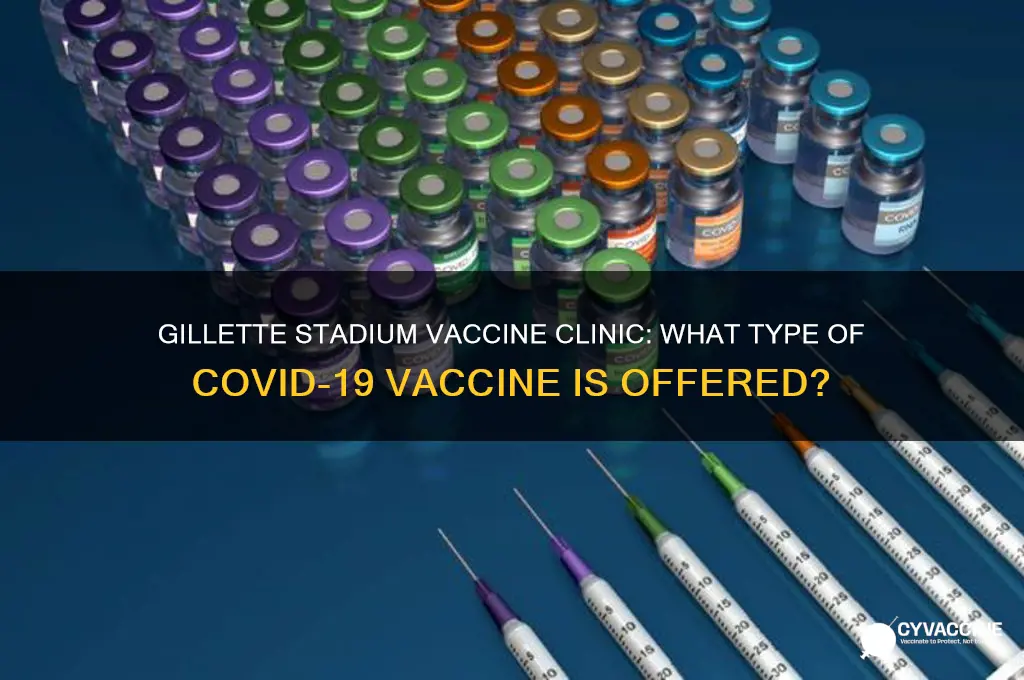 what kind of vaccine is at gillette stadium