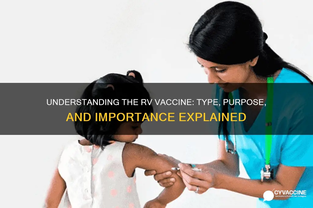 what kind of vaccine is the rv vaccine