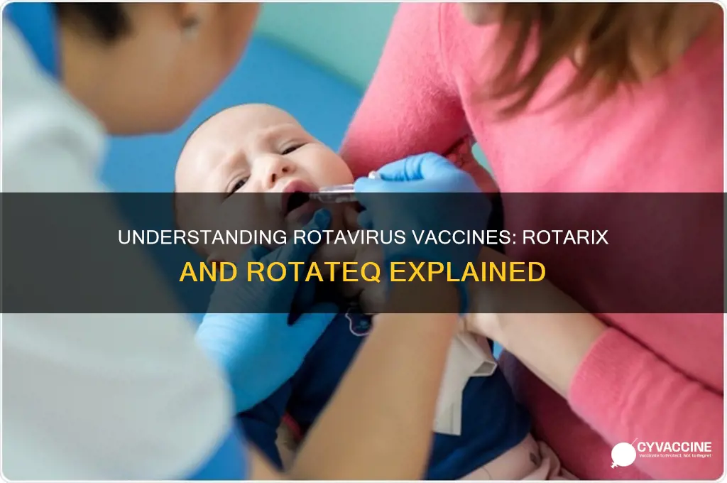 what kind of vaccines are rotateq and rotarix
