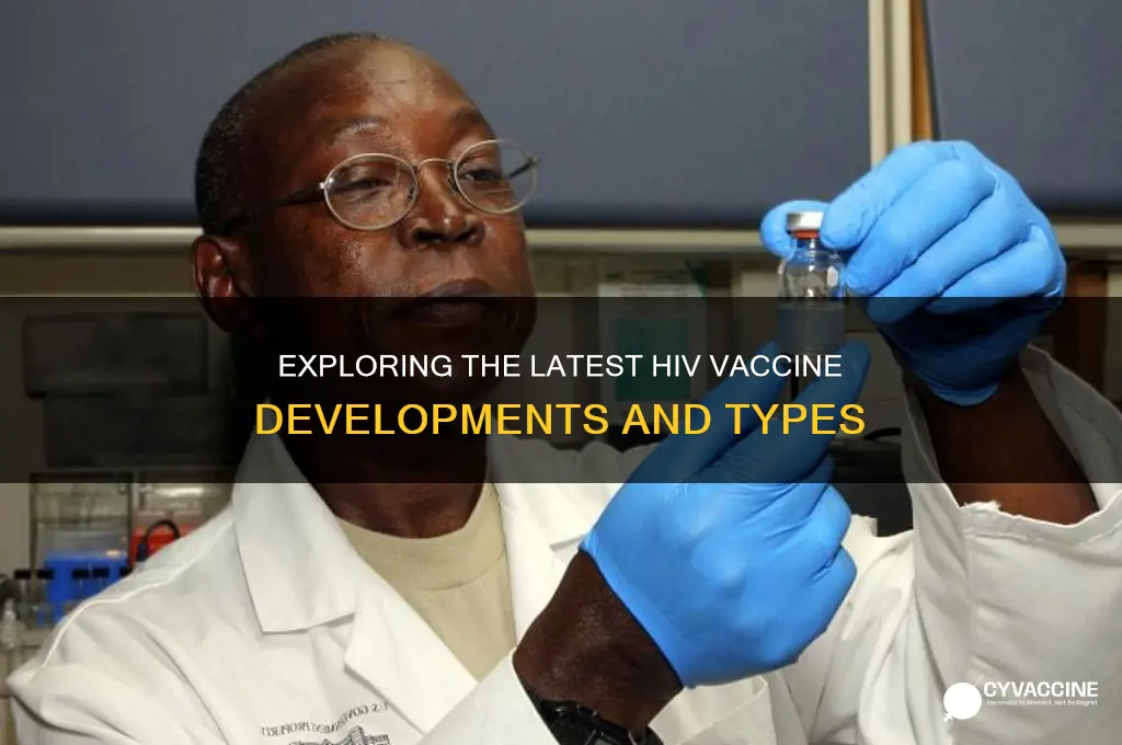 what kinds of hiv vaccines are being developed