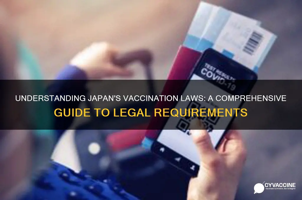 what laws are there on vaccinations in japan