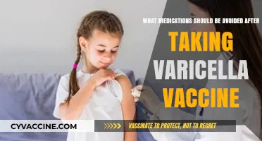 Post-Varicella Vaccine Medication Caution: What to Avoid for Safety