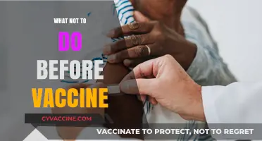 Avoid These Mistakes: Pre-Vaccine No-Nos for a Smooth Shot