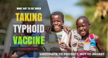 Avoid These Foods When Getting Your Typhoid Vaccine: A Guide