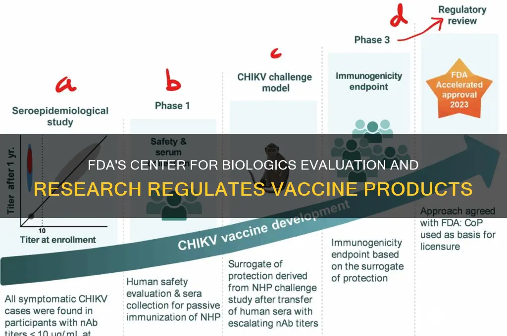 what part of the fda regulates vaccine products