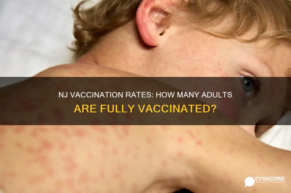 what percent of adults in nj are vaccinated