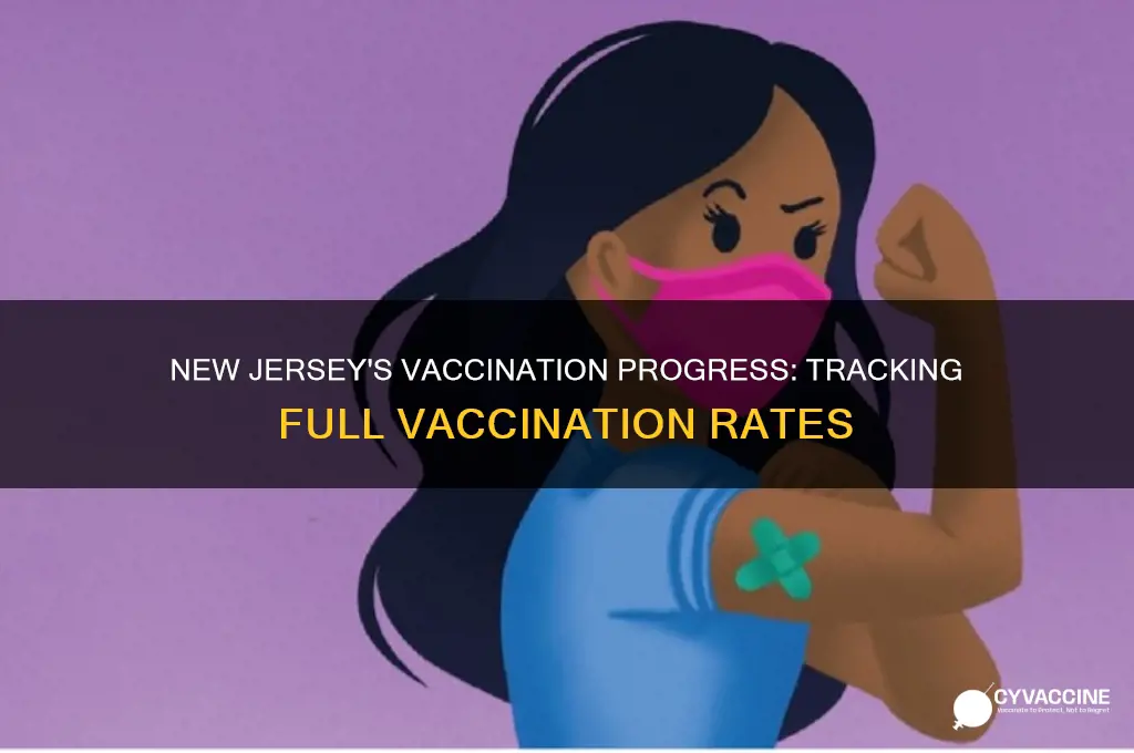 what percent of new jersey is fully vaccinated