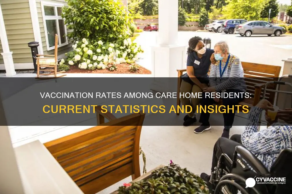 what percentage of care home residents have been vaccinated