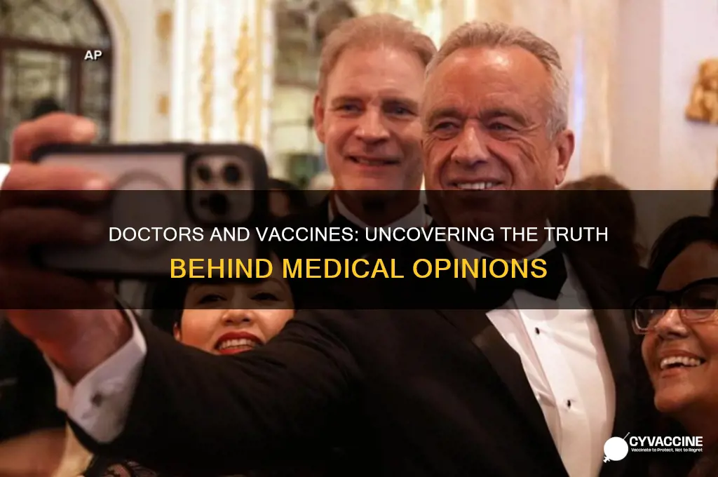 what percentage of doctors are against the vaccine