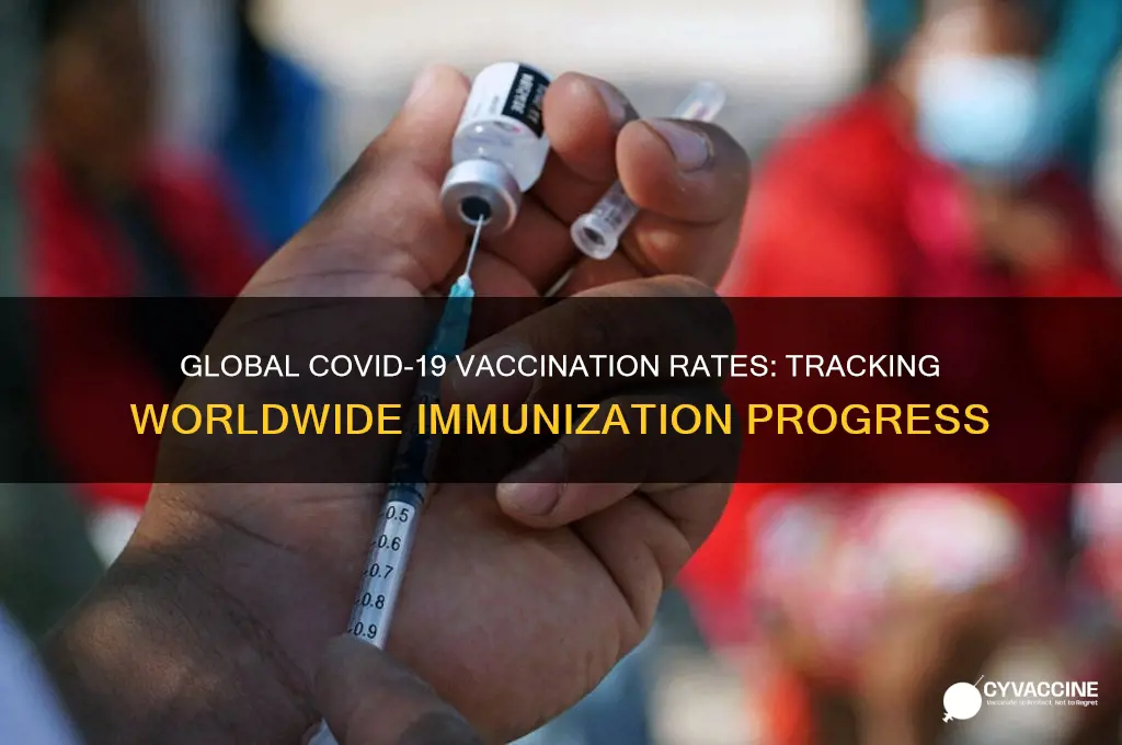 what percentage of the world has been vaccinated against coronavirus