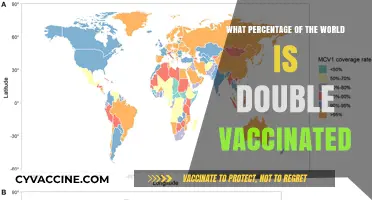 Global Vaccination Progress: Double-Dosed Population Percentage Revealed
