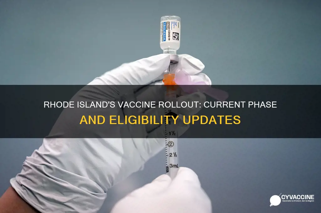 what phase is rhode island in for vaccine