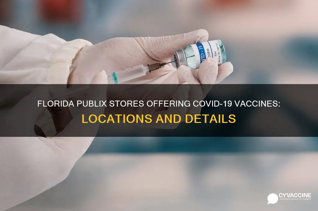 what publix stores in florida are giving the vaccine