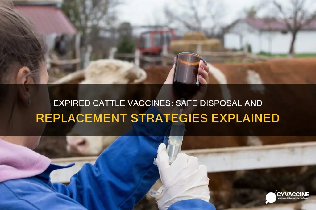 what should you do with expired cattle vaccines