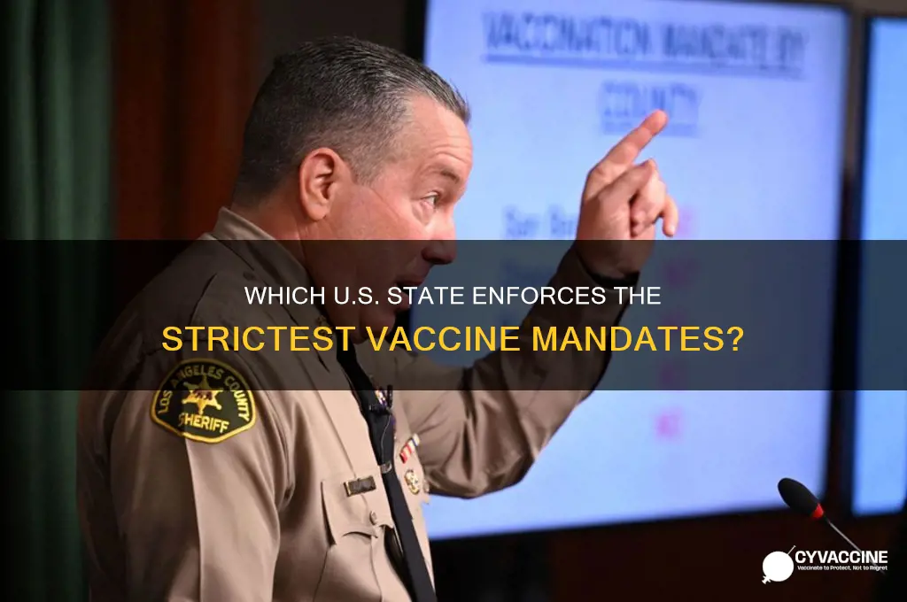 what state in the us is most strict with vaccines