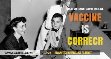 Unraveling the Truth: Correct Statements About the Salk Vaccine