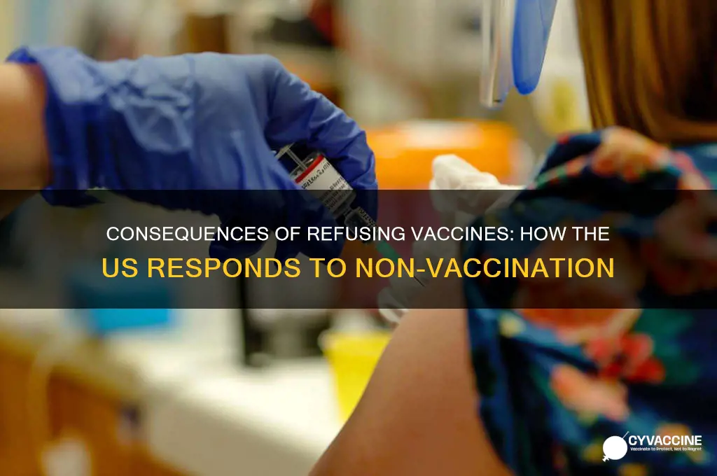 what the us does if you dont vaccinate