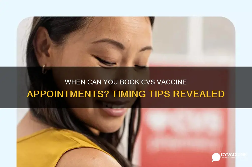 what time do cvs vaccine appointments become available