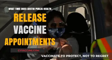 When Does Austin Public Health Release Vaccine Appointments?