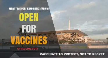 Hard Rock Stadium Vaccine Hours: When Doors Open for COVID-19 Shots