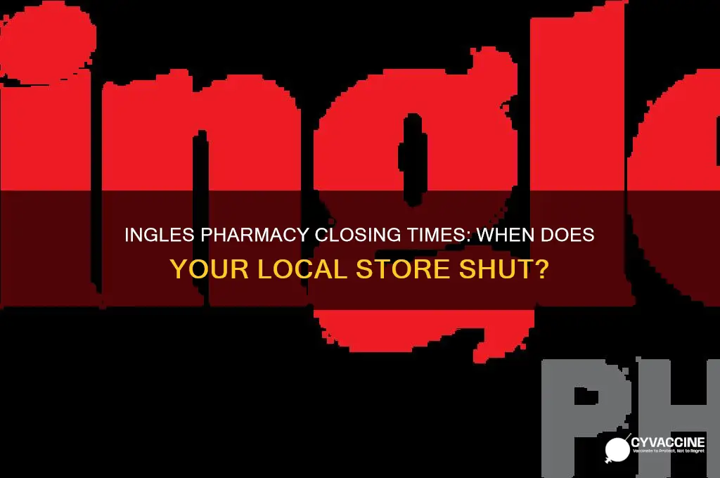 what time does ingles pharmacy close