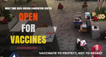 Oregon Convention Center Vaccine Hours: Opening Time Guide