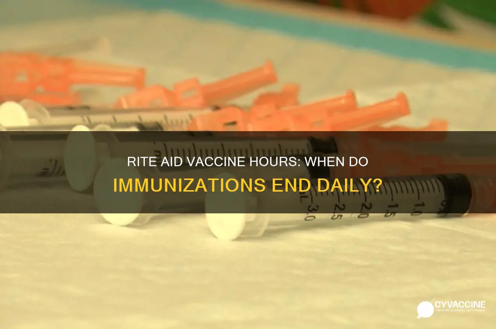 what time does rite aid stop giving vaccines