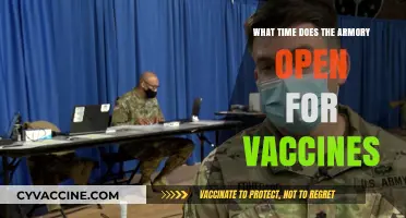 Armory Vaccine Hours: When Does the Armory Open for Vaccines?