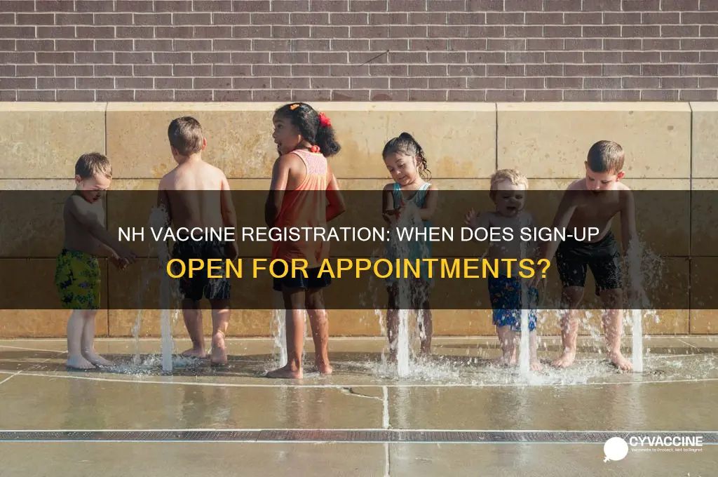 what time does vaccine registration open in nh