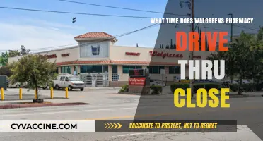 When Does Walgreens Drive-Thru Pharmacy Close?