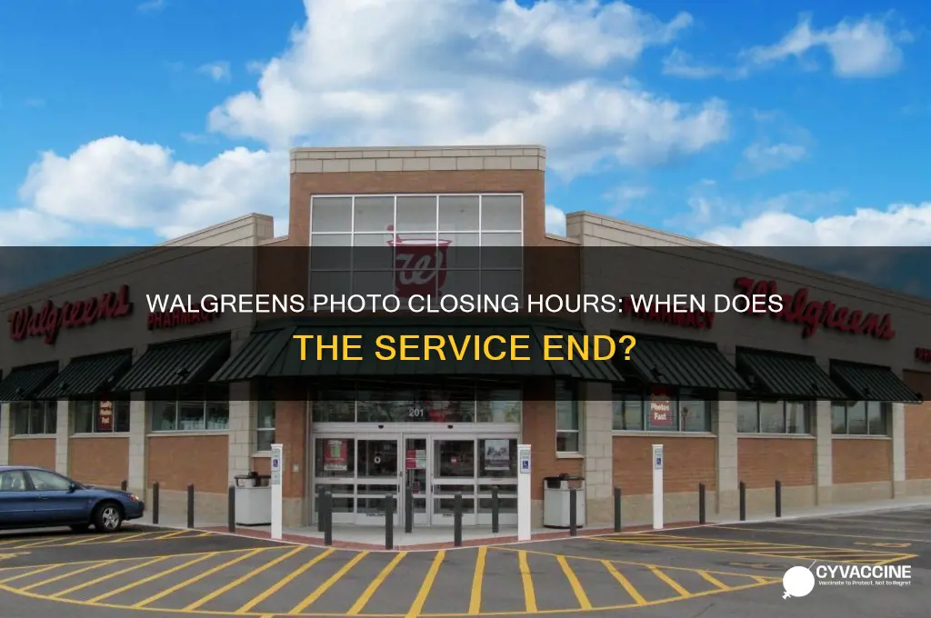 what time does walgreens photo close