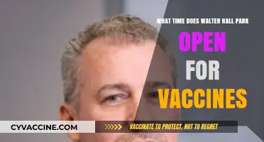 Walter Hall Park Vaccine Hours: Opening Times for COVID-19 Shots