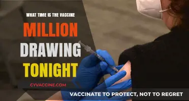 Vaccine Million Drawing Time Tonight: Don't Miss Your Chance to Win
