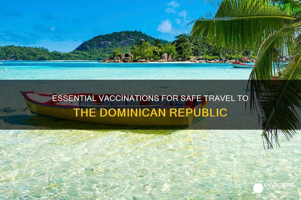 what to be vaccinated for when visiting the dominican republic